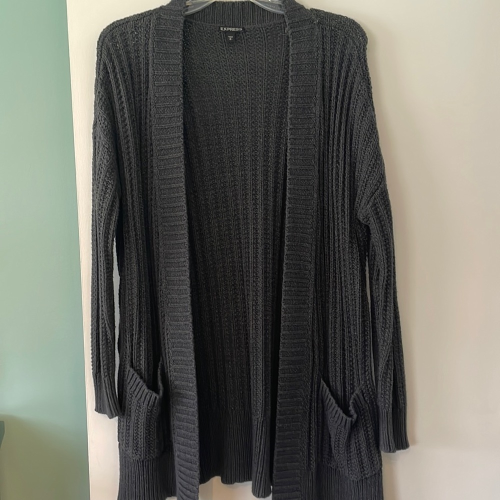 Gray Cardigan
